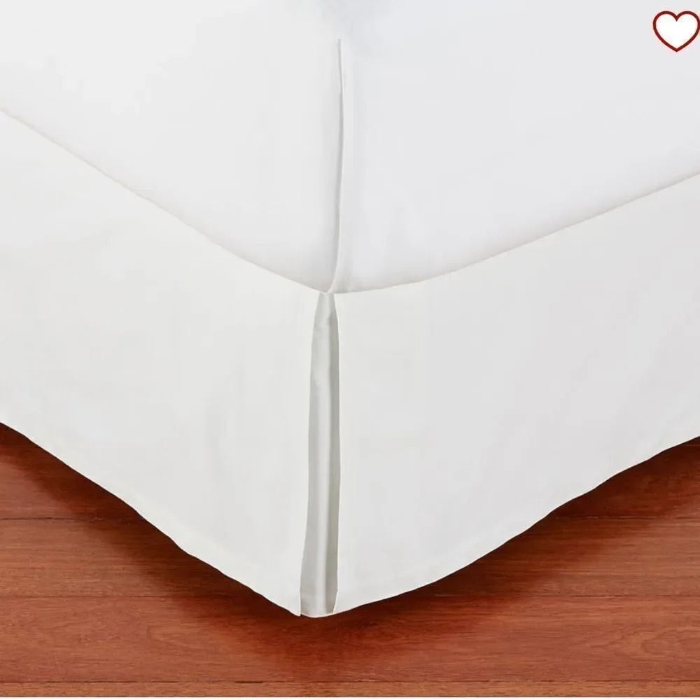 Pottery Barn Basic Pleated Cotton Bed Skirt Cal King